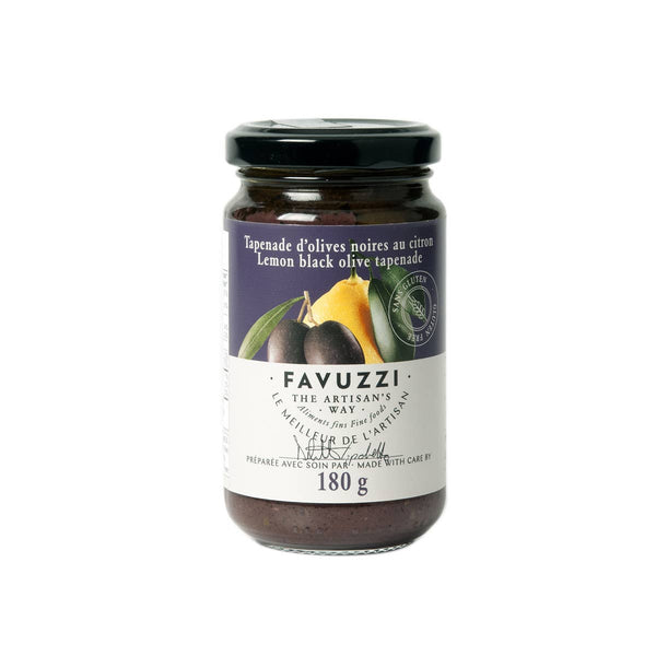 Lemon Black Olive Tapenade