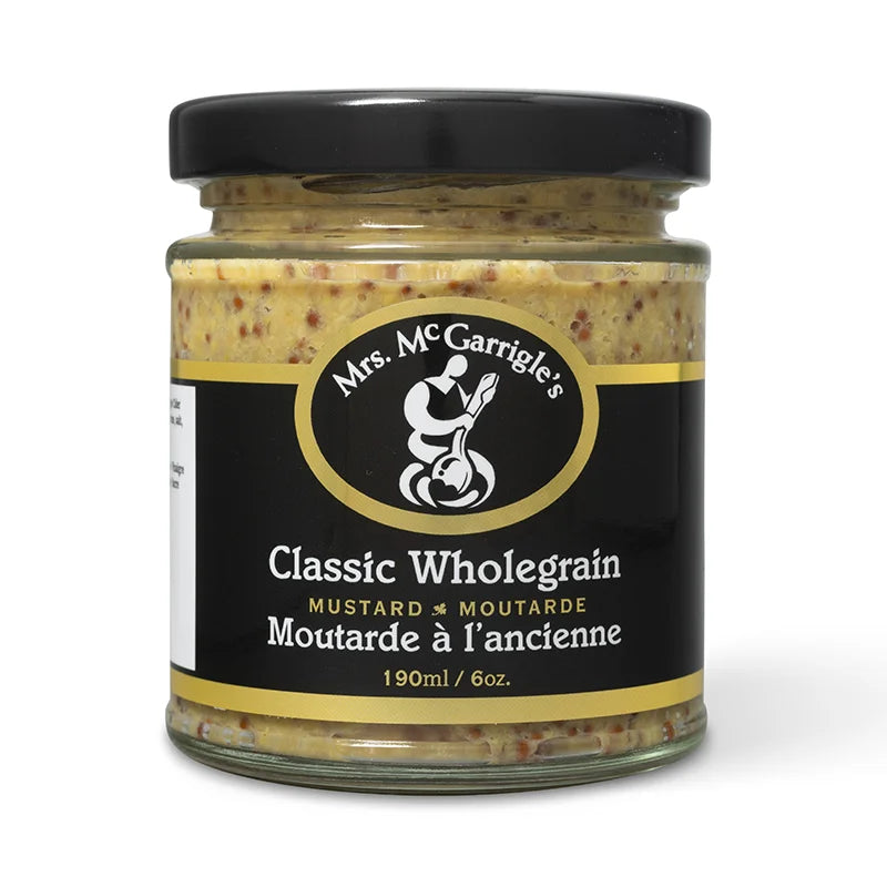 NEW! Classic Wholegrain Mustard - Mrs. McGarrigle