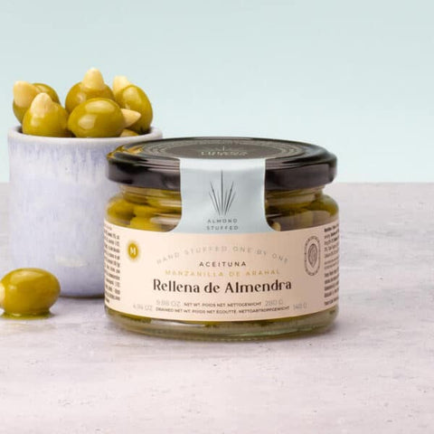 Almond Stuffed Olives - Triana Olives