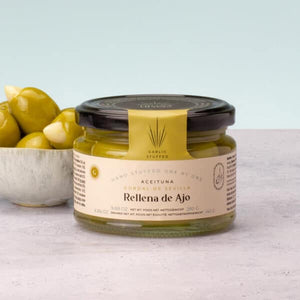Garlic Stuffed Olives - Triana Olives