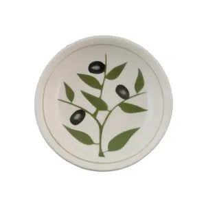 Olive Branch Round Dipping Dish