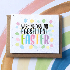 Eggsellent Easter Greeting Card - Sow Sweet Greeting Cards