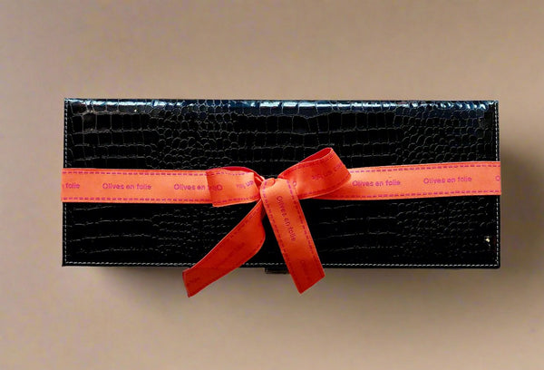 Deluxe Leather Glass Mug Gift Set