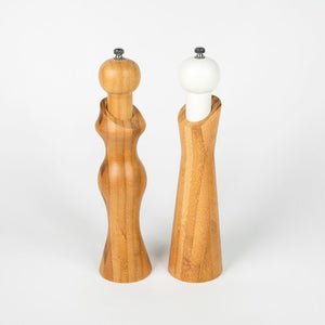 SOLD OUT! Mr and Mrs Bamboo Salt and Pepper Mills